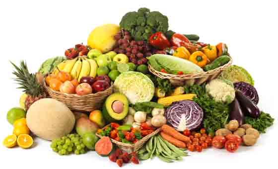 Fruits et légumes riche sen vitamines