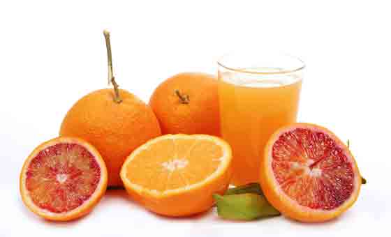 pur jus de fruits frais à l'orange