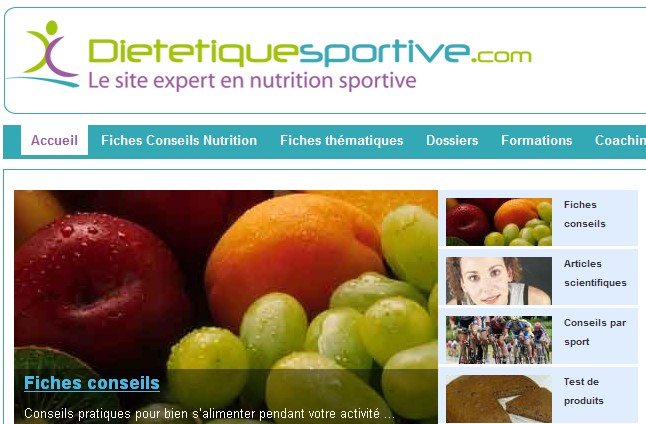 Dietetiquesportive.com : conseils nutritionnels gratuits pour le sport